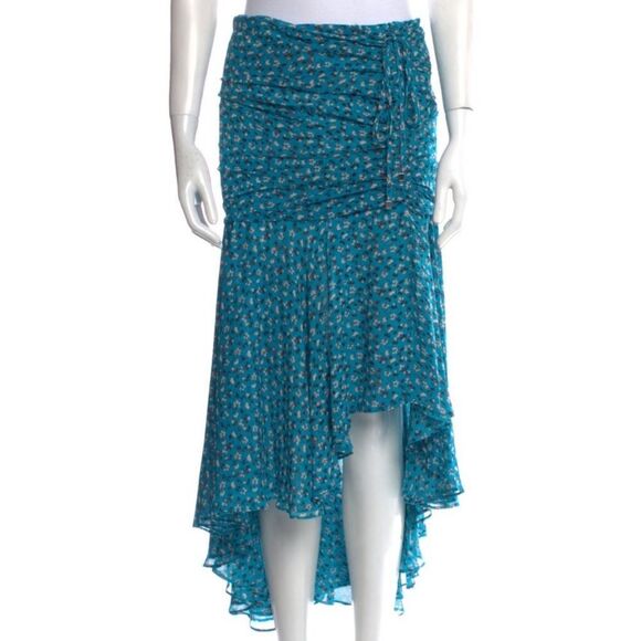 Veronica Beard Printed Silk Skirt - Picture 1 of 3